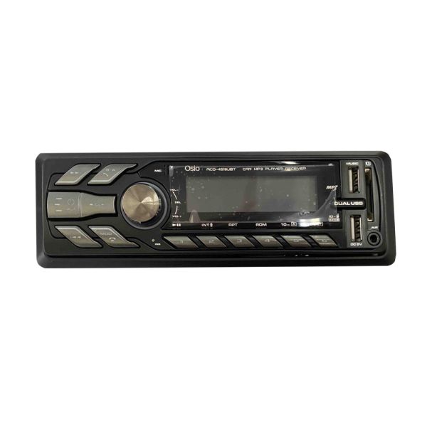 RADIO 1 DIN DUAL USB/FM/SD/MP3/WMA/BLUETOOTH 180W ΜΕ ΕΠΙΛΟΓΗ ΦΩΤΙΣΜΟΥ 3 ΧΡΩΜΑΤΩΝ & ΧΕΙΡΙΣΤΗΡΙΟ OSIO - 1 τεμ.