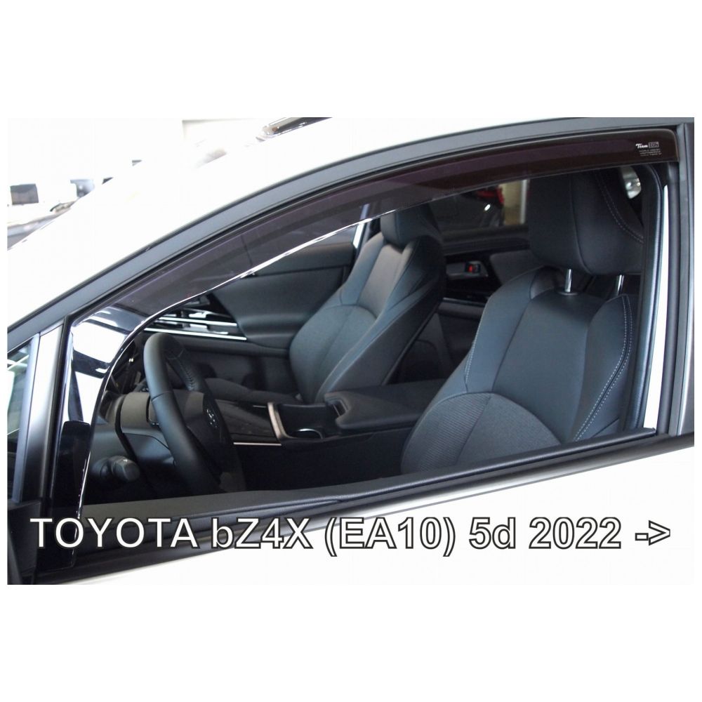 ΑΝΕΜΟΘΡΑΥΣΤΕΣ ΓΙΑ TOYOTA BZ4X (EA10) 5D 2022+ - ΖΕΥΓΑΡΙ ΑΥΤΟΚΙΝΗΤΟΥ ΑΠΟ ΕΥΚΑΜΠΤΟ ΦΙΜΕ ΠΛΑΣΤΙΚΟ HEKO -  2 ΤΕΜ.