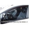 ΑΝΕΜΟΘΡΑΥΣΤΕΣ ΓΙΑ TOYOTA BZ4X (EA10) 5D 2022+ - ΖΕΥΓΑΡΙ ΑΥΤΟΚΙΝΗΤΟΥ ΑΠΟ ΕΥΚΑΜΠΤΟ ΦΙΜΕ ΠΛΑΣΤΙΚΟ HEKO -  2 ΤΕΜ.
