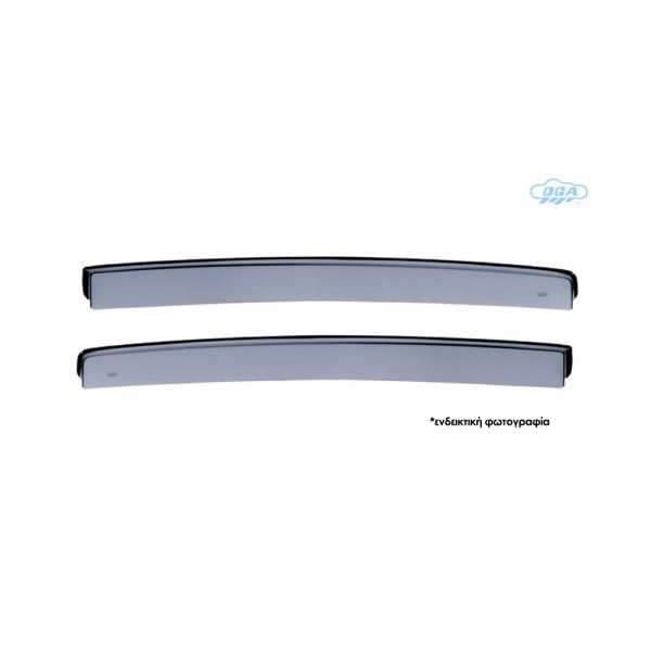 ΖΕΥΓΑΡΙ ΠΙΣΩ ΑΝΕΜΟΘΡΑΥΣΤΕΣ ΓΙΑ SEAT LEON 5D 2005-2012 ΑΠΟ ΕΥΚΑΜΠΤΟ ΧΥΤΟ ΑΚΡΥΛΙΚΟ ΓΥΑΛΙ DGA - 2 ΤΕΜ.
