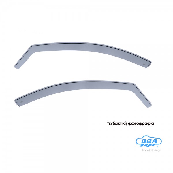 ΖΕΥΓΑΡΙ ΜΠΡΟΣΤΙΝΟΙ ΑΝΕΜΟΘΡΑΥΣΤΕΣ ΓΙΑ VW GOLF SPORTSVAN 5D 2014+ ΑΠΟ ΕΥΚΑΜΠΤΟ ΧΥΤΟ ΑΚΡΥΛΙΚΟ ΓΥΑΛΙ (CAST ACRYLIC GLASS) DGA - 2 ΤΕΜ.
