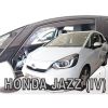 ΑΝΕΜΟΘΡΑΥΣΤΕΣ ΓΙΑ HONDA JAZZ 5D 2019+ ΖΕΥΓΑΡΙ ΑΠΟ ΕΥΚΑΜΠΤΟ ΦΙΜΕ ΠΛΑΣΤΙΚΟ HEKO - 2 ΤΕΜ.