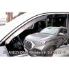 ΑΝΕΜΟΘΡΑΥΣΤΕΣ ΓΙΑ SSANGYONG REXTON 5D 2017+ ΖΕΥΓΑΡΙ ΑΠΟ ΕΥΚΑΜΠΤΟ ΦΙΜΕ ΠΛΑΣΤΙΚΟ HEKO - 2 ΤΕΜ.