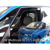 ΑΝΕΜΟΘΡΑΥΣΤΕΣ ΓΙΑ VW MULTIVAN T7 2D 2021+ ΖΕΥΓΑΡΙ ΑΠΟ ΕΥΚΑΜΠΤΟ ΦΙΜΕ ΠΛΑΣΤΙΚΟ HEKO - 2 ΤΕΜ.