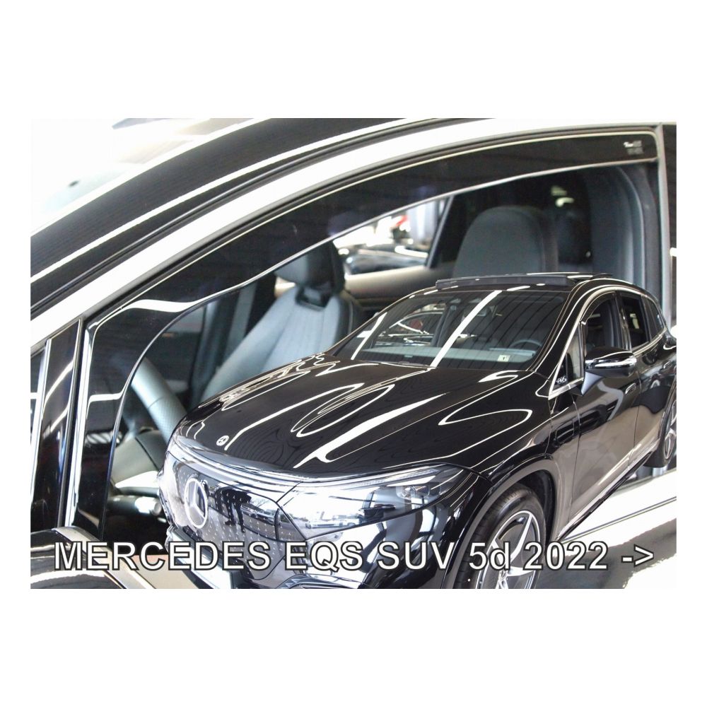 ΑΝΕΜΟΘΡΑΥΣΤΕΣ ΓΙΑ MERCEDES EQS SUV 5D 2022+ ΣΕΤ ΑΥΤΟΚΙΝΗΤΟΥ ΑΠΟ ΕΥΚΑΜΠΤΟ ΦΙΜΕ ΠΛΑΣΤΙΚΟ HEKO - 4 ΤΕΜ.
