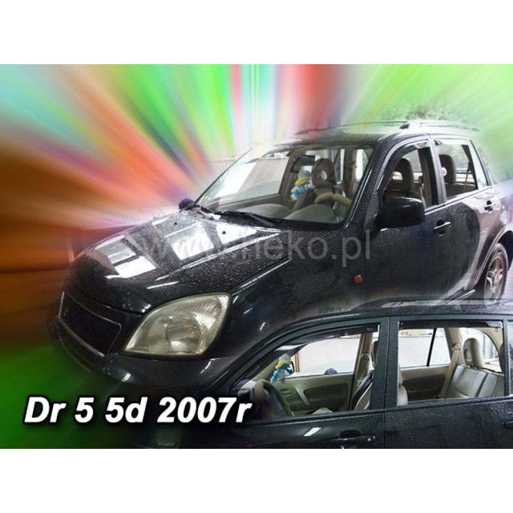 ΑΝΕΜΟΘΡΑΥΣΤΕΣ ΓΙΑ DR 5 MOTOR 5D 2007+ ΣΕΤ ΑΥΤΟΚΙΝΗΤΟΥ ΑΠΟ ΕΥΚΑΜΠΤΟ ΦΙΜΕ ΠΛΑΣΤΙΚΟ HEKO - 4 ΤΕΜ.