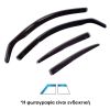 ΑΝΕΜΟΘΡΑΥΣΤΕΣ ΓΙΑ DACIA LOGAN MCV II 5D 2013+ ΣΕΤ ΑΥΤΟΚΙΝΗΤΟΥ ΑΠΟ ΕΥΚΑΜΠΤΟ ΦΙΜΕ ΠΛΑΣΤΙΚΟ HEKO - 4 ΤΕΜ.