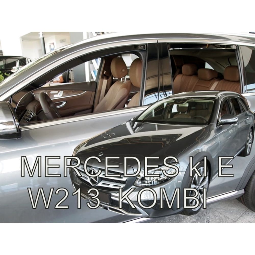 ΑΝΕΜΟΘΡΑΥΣΤΕΣ ΓΙΑ MERCEDES E-KLAS W213 5D COMBI 2016+  ΣΕΤ ΑΥΤΟΚΙΝΗΤΟΥ ΑΠΟ ΕΥΚΑΜΠΤΟ ΦΙΜΕ ΠΛΑΣΤΙΚΟ HEKO - 4 ΤΕΜ.