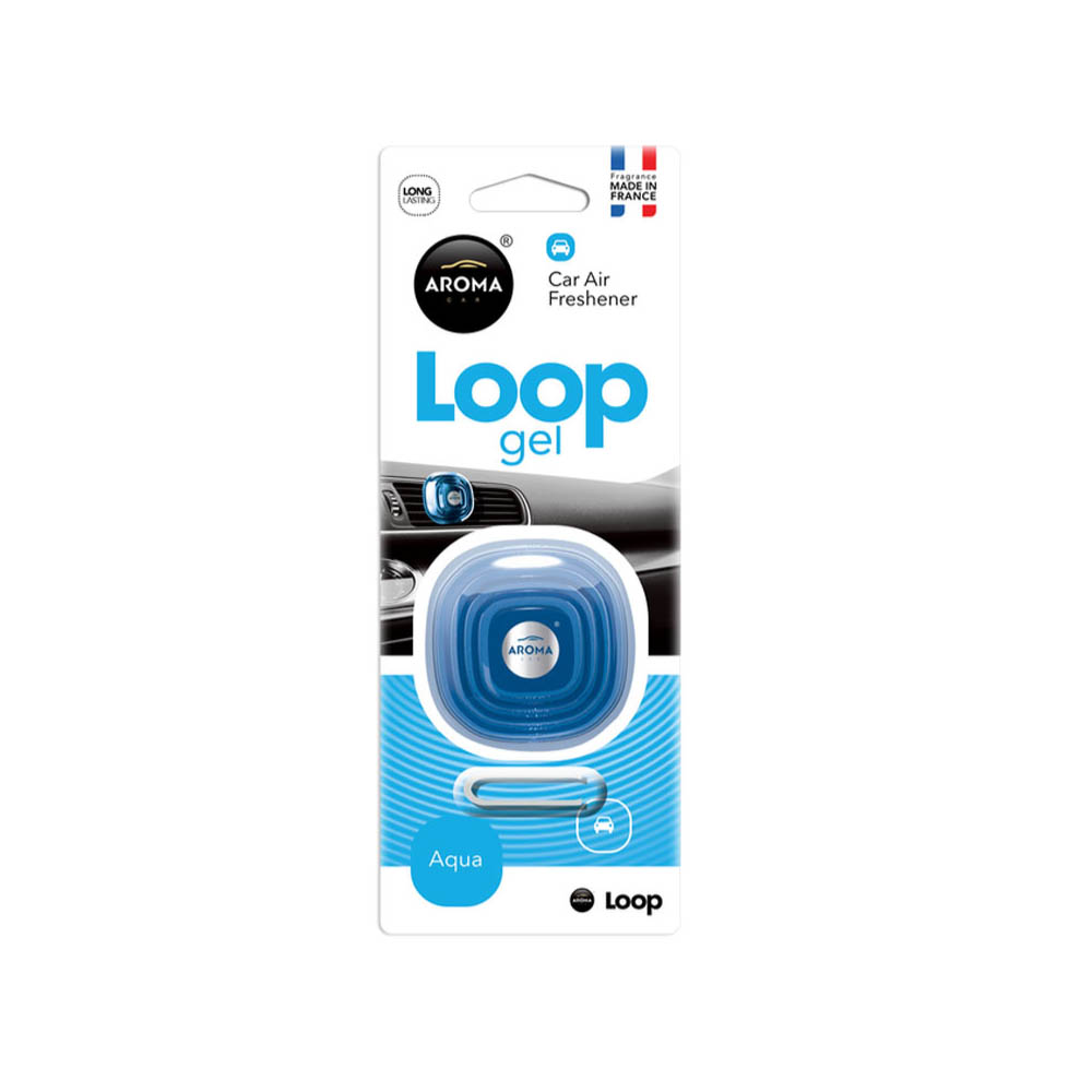 Amio - ΑΡΩΜΑΤΙΚΟ ΑΕΡΑΓΩΓΟΥ AROMA CAR LOOP AQUA - 1 ΤΕΜ. (A63114/AM)