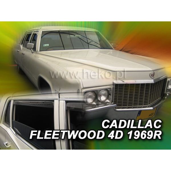 Heko – Ανεμοθραύστες Παραθύρων για Cadillac Fleetwood Sixty Special Sedan 4πορτο 09/1964 > 09/1970 (Εμπρός & Πίσω) – 4 Τεμ. (ANEM.SET10607)