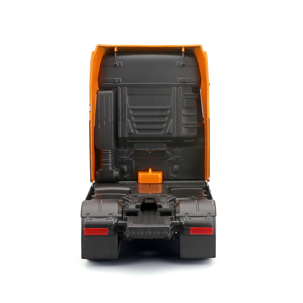 Lampa - Μινιατούρα νταλίκα Iveco S-Way 1:43 σε πορτοκαλί/μαύρο χρώμα Burago - 1 τεμ. (L.BU32208)