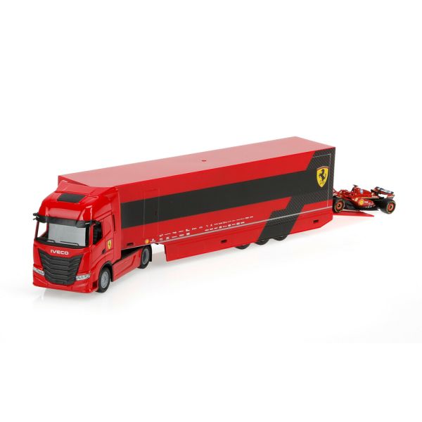 ΜΙΝΙΑΤΟΥΡΑ ΝΤΑΛΙΚΑ FERRARI IVECO S-WAY 570 LECLERC 1:43 BURAGO LAMPA 1ΤΕΜ.