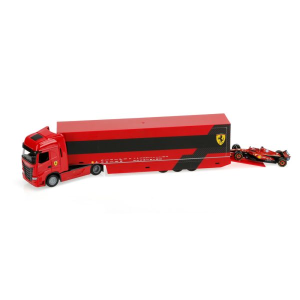 ΜΙΝΙΑΤΟΥΡΑ ΝΤΑΛΙΚΑ FERRARI IVECO S-WAY 570 LECLERC 1:43 BURAGO LAMPA 1ΤΕΜ.