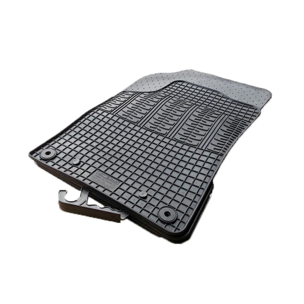 Cik - ΠΑΤΑΚΙΑ ΑΥΤΟΚΙΝΗΤΟΥ ΑΠΟ ΛΑΣΤΙΧΟ ΓΙΑ CITROEN C3 2010-2017 / DS3 2010-2019 ΣΕ ΜΑΥΡΟ ΧΡΩΜΑ ΜΕ ΚΟΥΜΠΩΜΑΤΑ - 4 ΤΕΜ. (RM.CI.0002/CK)