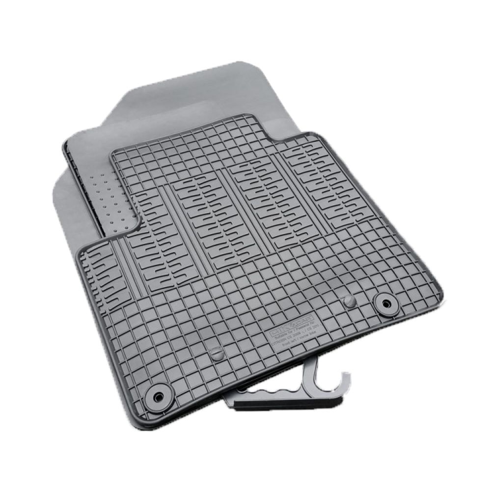 Cik - ΠΑΤΑΚΙΑ ΑΥΤΟΚΙΝΗΤΟΥ ΑΠΟ ΛΑΣΤΙΧΟ ΓΙΑ CITROEN C5 2008-2011 / C5 FACELIFT 2011-2017 ΣΕ ΜΑΥΡΟ ΧΡΩΜΑ ΜΕ ΚΟΥΜΠΩΜΑΤΑ - 4 ΤΕΜ. (RM.CI.0018/CK)