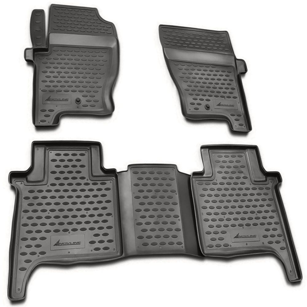 ΠΑΤΑΚΙΑ ΣΕ ΣΚΑΦΗ TPE ΛΑΣΤΙΧΟ ΓΙΑ LANDROVER RANGE ROVER SPORT 05/2005-2012  ΣΕ ΑΝΘΡΑΚΙ ΣΚΟΥΡΟ ΓΚΡΙ ΧΡΩΜΑ NOVLINE - 4 ΤΕΜ.