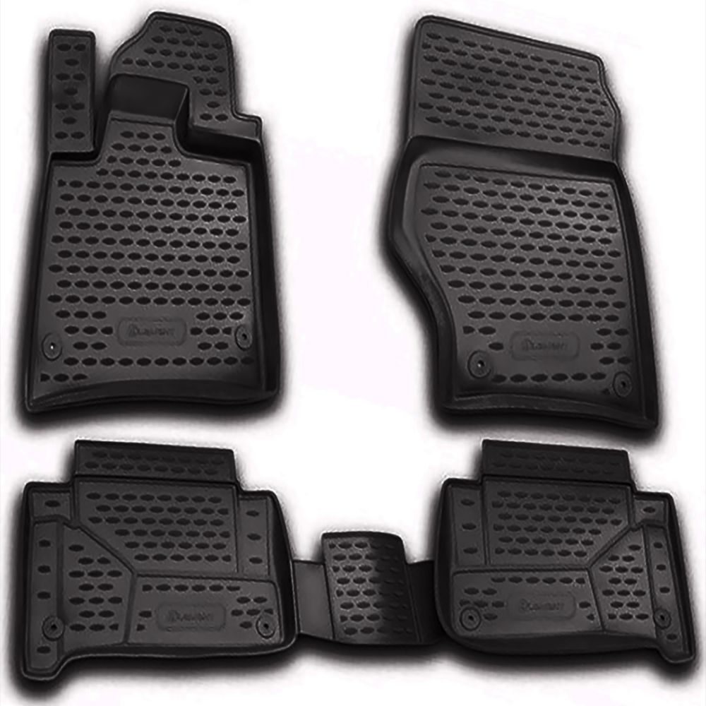 ΠΑΤΑΚΙΑ ΣΕ ΣΚΑΦΗ TPE ΛΑΣΤΙΧΟ ΓΙΑ AUDI Q7 2005-2015  ΣΕ ΜΑΥΡΟ ΧΡΩΜΑ NOVLINE - 4 ΤΕΜ.