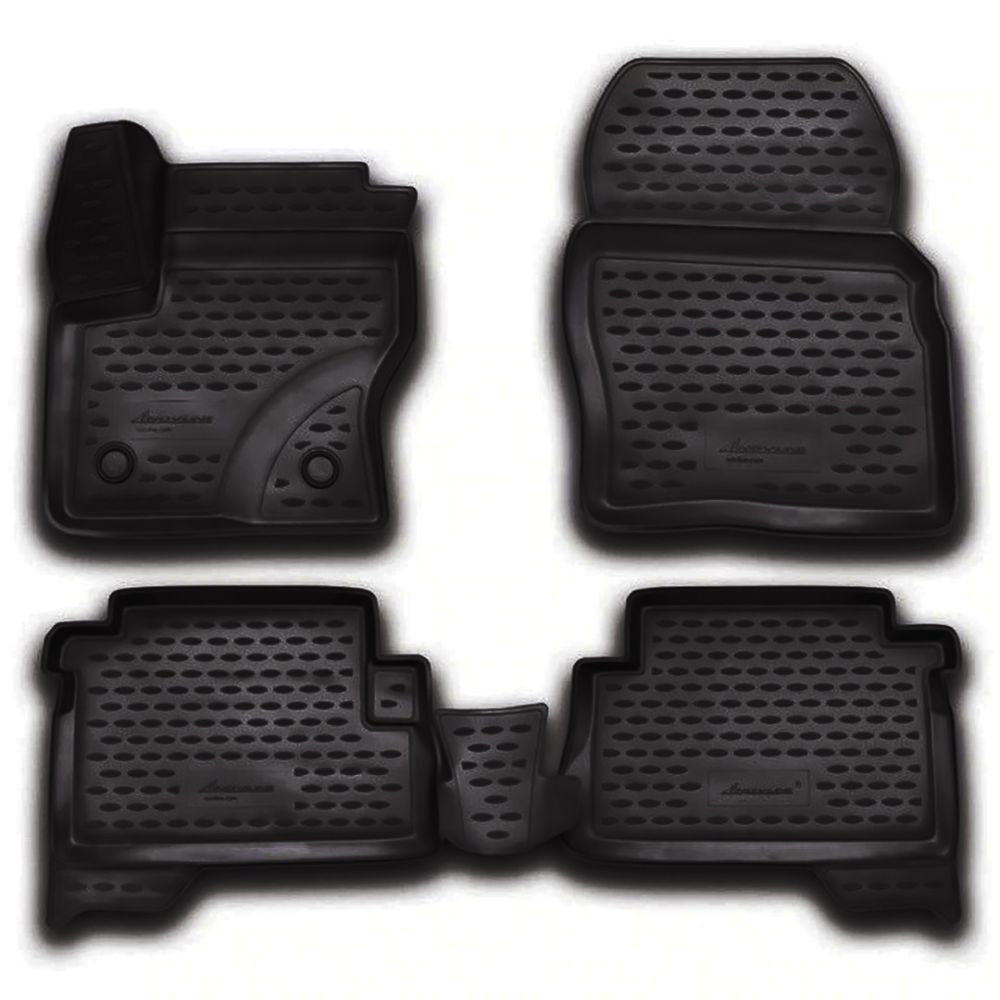 ΠΑΤΑΚΙΑ ΣΕ ΣΚΑΦΗ TPE ΛΑΣΤΙΧΟ ΓΙΑ FORD KUGA 5D 2013-2019  ΣΕ ΜΑΥΡΟ ΧΡΩΜΑ NOVLINE - 4 ΤΕΜ.