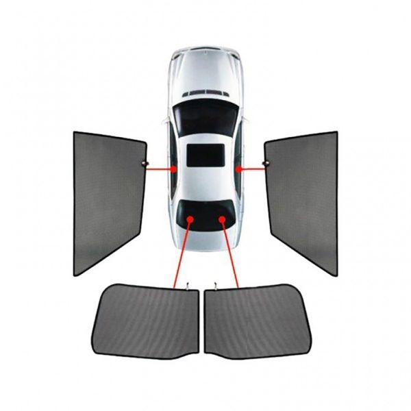 ΚΟΥΡΤΙΝΑΚΙΑ ΜΑΡΚΕ CAR SHADES ΓΙΑ TOYOTA YARIS 5D 2017-2019 - 4 ΤΕΜ.