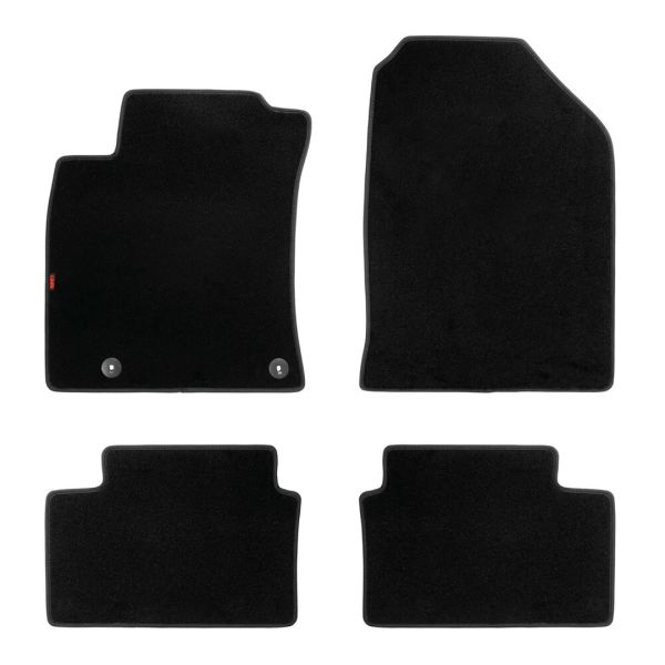 ΠΑΤΑΚΙΑ EXECUTIVE ΜΟΚΕΤΑ ΓΙΑ KIA CEED 5D 10/2018+ / XCEED 11/2019+ ΣΕ ΜΑΥΡΟ ΧΡΩΜΑ ME ΚΟΥΜΠΩΜΑΤΑ LAMPA - 4 ΤΕΜ.