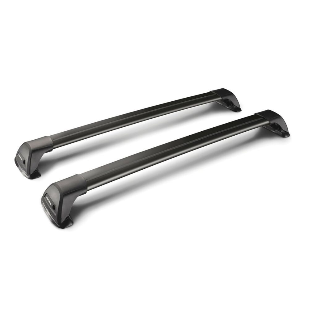 ΜΠΑΡΕΣ ΟΡΟΦΗΣ ΑΛΟΥΜΙΝΙΟΥ ΜΑΥΡΗ YAKIMA FLUSH BAR STANDARD 105cm ΜΕ ΚΛΕΙΔΙ - 2 TEM.