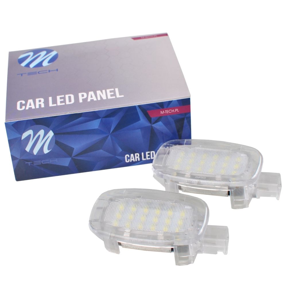 MERCEDES ΠΛΑΦΟΝΙΕΡΕΣ LED ΓΙΑ ΠΟΡΤ ΜΠΑΓΚΑΖ M-TECH - 2 ΤΕΜ.