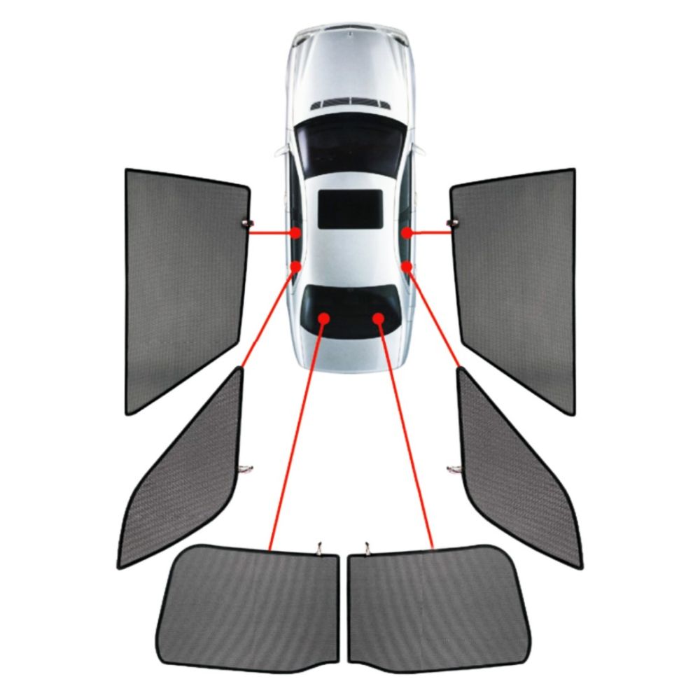 CarShades - ΚΟΥΡΤΙΝΑΚΙΑ  CAR SHADES ΓΙΑ MAZDA 6 5D 2003+2008 - 6 ΤΕΜ. (PVC.MAZ-6-5-A)