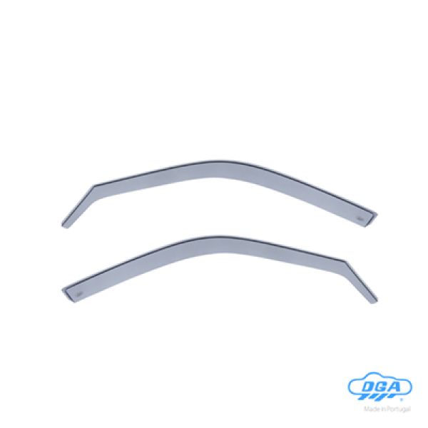 DGA - Ανεμοθραύστες Εμπρός Παραθύρων τύπου Φιμέ για VW Passat (B3/B4) 1988-1996 4πορτο/5πορτο υλικό Plexiglass - 2 τεμ. (DGA24005)