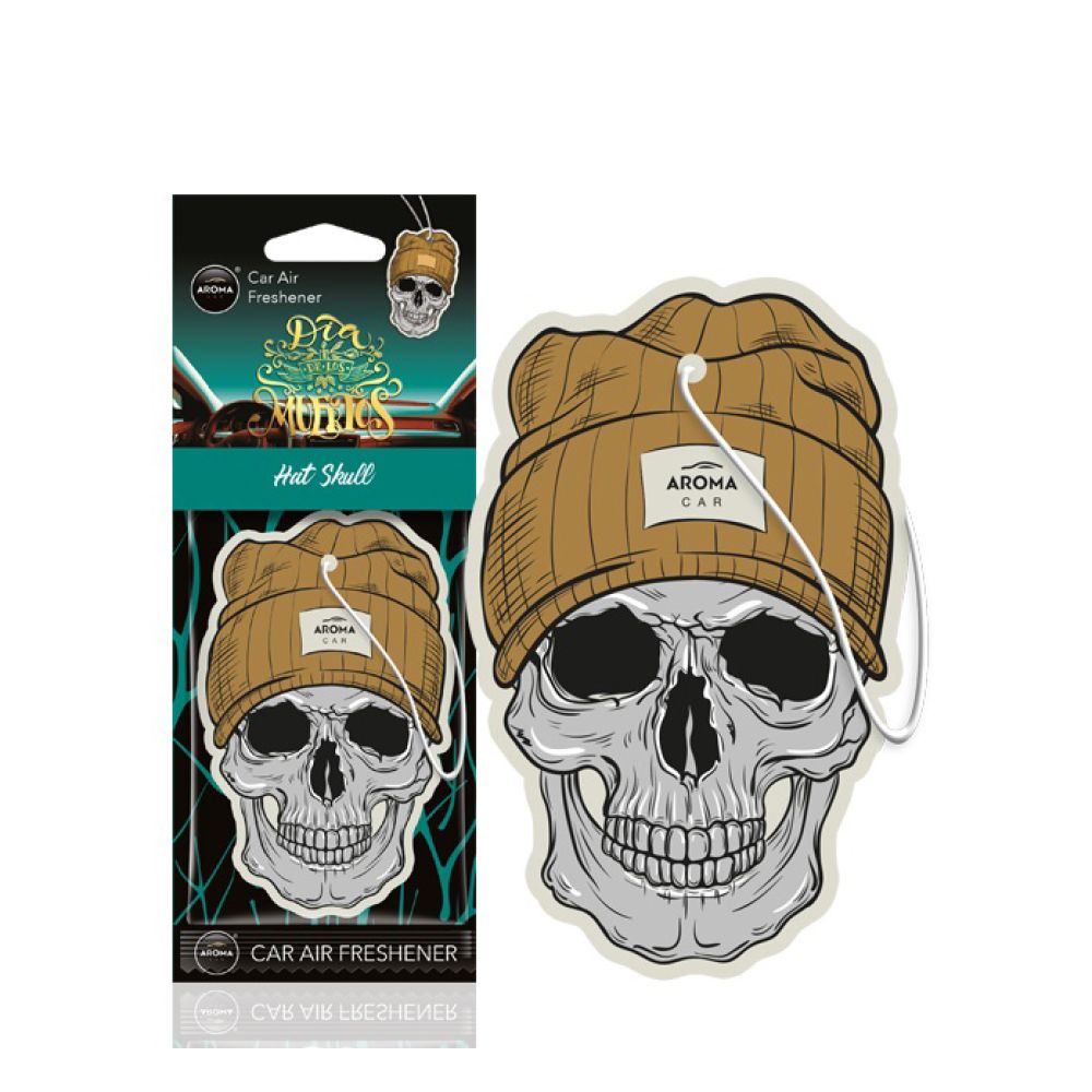 Amio - ΑΡΩΜΑΤΙΚΟ ΚΡΕΜΑΣΤΟ AROMA CAR MUERTOS HΑΤ SKULL - 1 TEM. (A83278/AM)