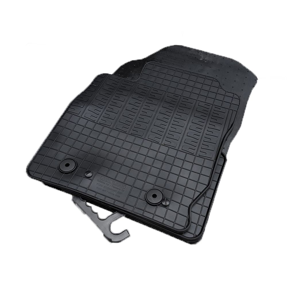 Cik - ΠΑΤΑΚΙΑ ΑΥΤΟΚΙΝΗΤΟΥ ΑΠΟ ΛΑΣΤΙΧΟ ΓΙΑ FORD ECOSPORT 2017+ ΣΕ ΜΑΥΡΟ ΧΡΩΜΑ ΜΕ ΚΟΥΜΠΩΜΑΤΑ - 4 ΤΕΜ. (RM.FO.0037/CK)