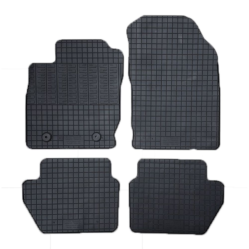 Cik - ΠΑΤΑΚΙΑ ΑΥΤΟΚΙΝΗΤΟΥ ΑΠΟ ΛΑΣΤΙΧΟ ΓΙΑ FORD ECOSPORT 2017+ ΣΕ ΜΑΥΡΟ ΧΡΩΜΑ ΜΕ ΚΟΥΜΠΩΜΑΤΑ - 4 ΤΕΜ. (RM.FO.0037/CK)