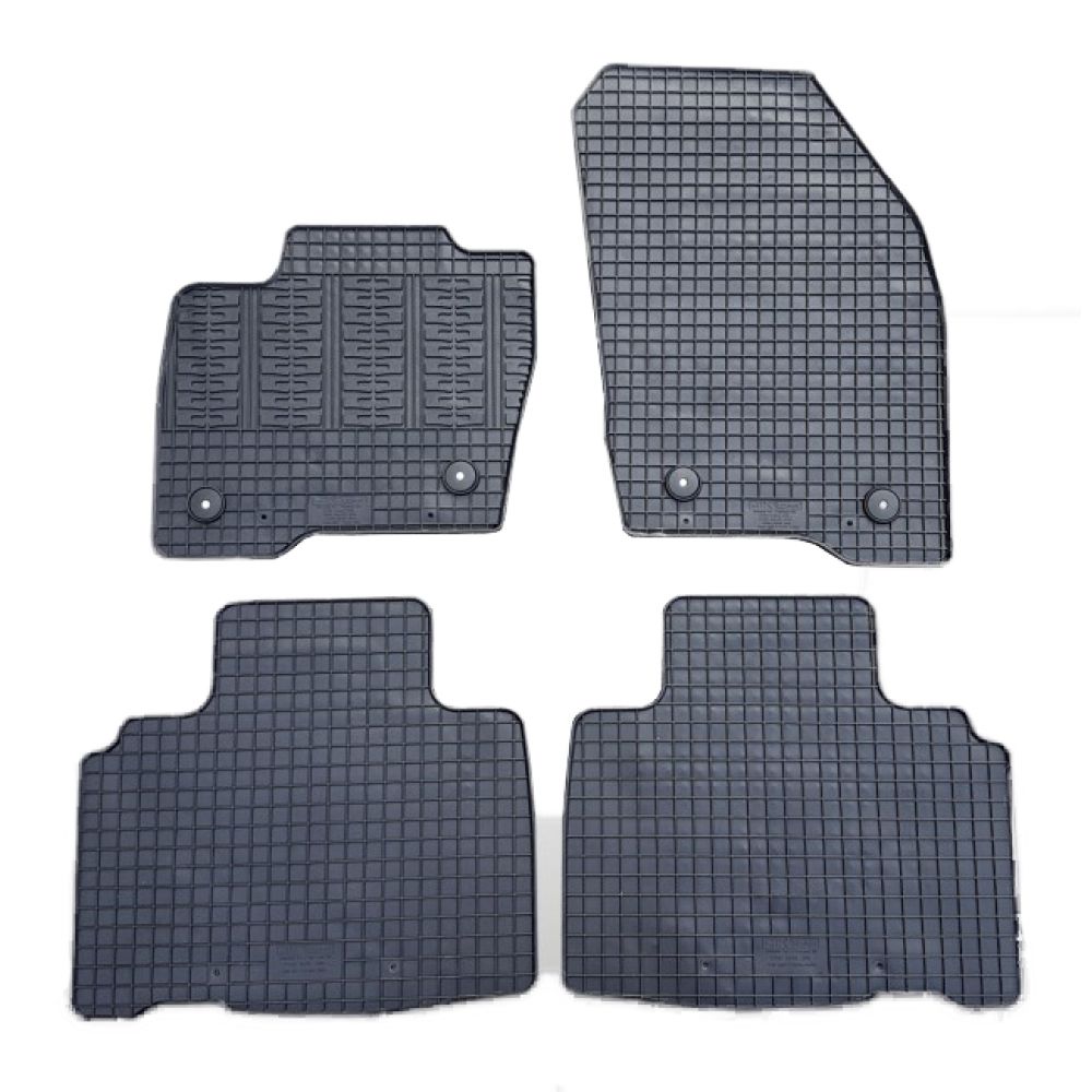 Cik - ΠΑΤΑΚΙΑ ΑΥΤΟΚΙΝΗΤΟΥ ΑΠΟ ΛΑΣΤΙΧΟ ΓΙΑ FORD EDGE 2016-2021 ΣΕ ΜΑΥΡΟ ΧΡΩΜΑ ΜΕ ΚΟΥΜΠΩΜΑΤΑ - 4 ΤΕΜ. (RM.FO.0028/CK)