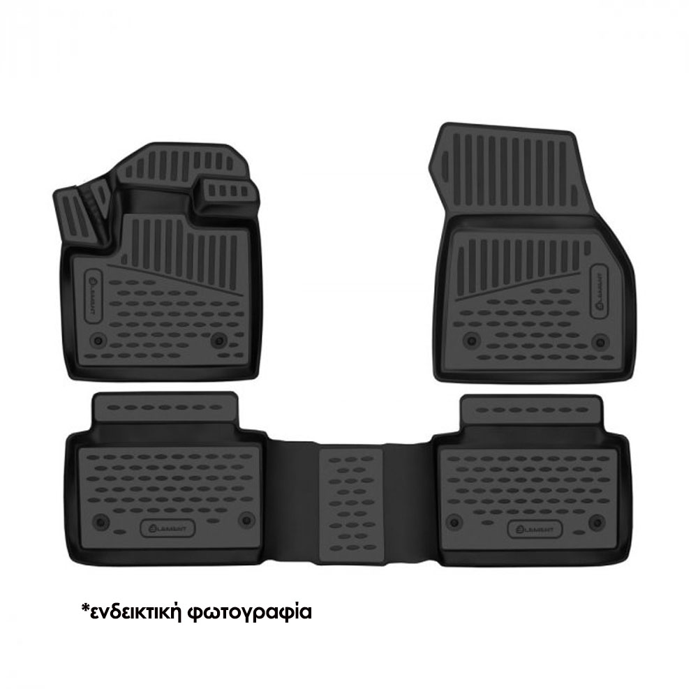 ΠΑΤΑΚΙΑ ΣΕ ΣΚΑΦΗ TPE ΛΑΣΤΙΧΟ ΓΙΑ VW GOLF 8 2019+ 5D HB HYBRID ΣΕ ΜΑΥΡΟ ΧΡΩΜΑ NOVLINE - 4 ΤΕΜ