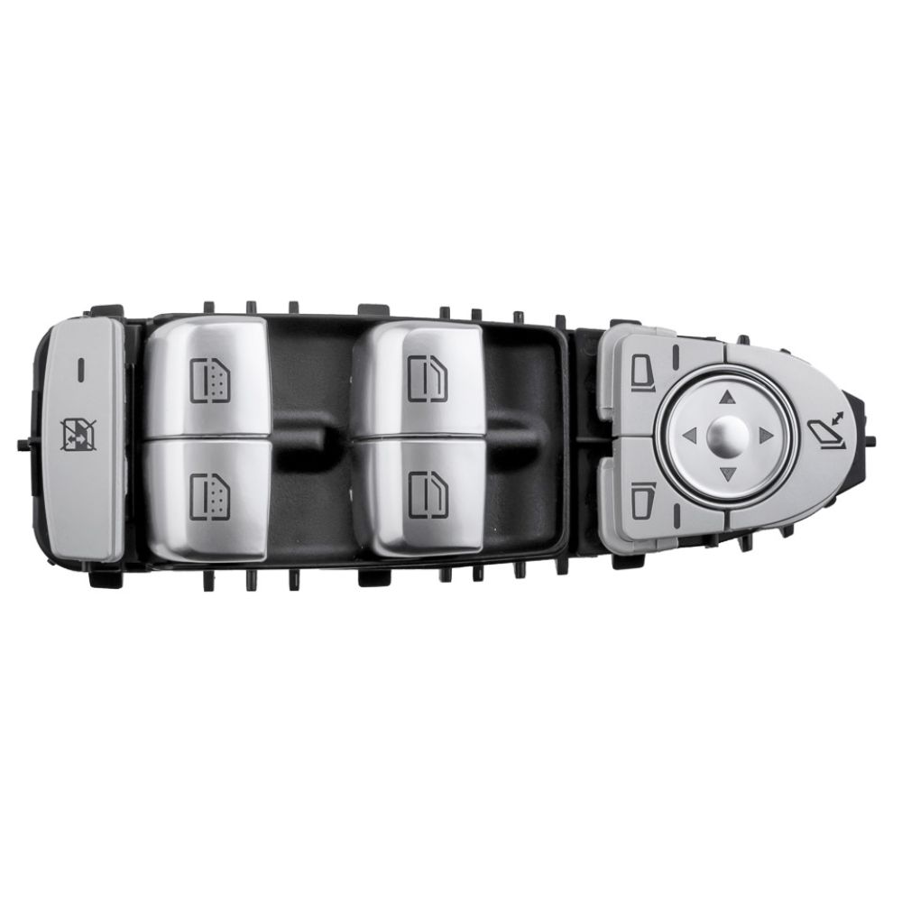 ΔΙΑΚΟΠΤΗΣ ΓΙΑ MERCEDES E-KLAS W213/S-KLAS W222 ΠΑΡΑΘΥΡΩΝ ΟΔΗΓΟΥ ΜΑΥΡΟ/ΑΣΗΜΙ ΜΕ ΛΕΥΚΟ ΦΩΣ 3PIN orig.A2139054803