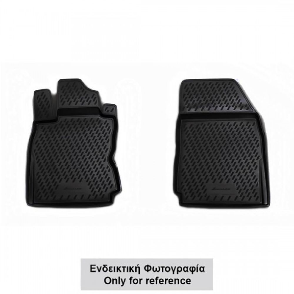 ΠΑΤΑΚΙΑ ΣΕ ΣΚΑΦΗ TPE ΛΑΣΤΙΧΟ ΓΙΑ VW CADDY 2D 2021+   ΣΕ ΜΑΥΡΟ ΧΡΩΜΑ NOVLINE - 2 ΤΕΜ.