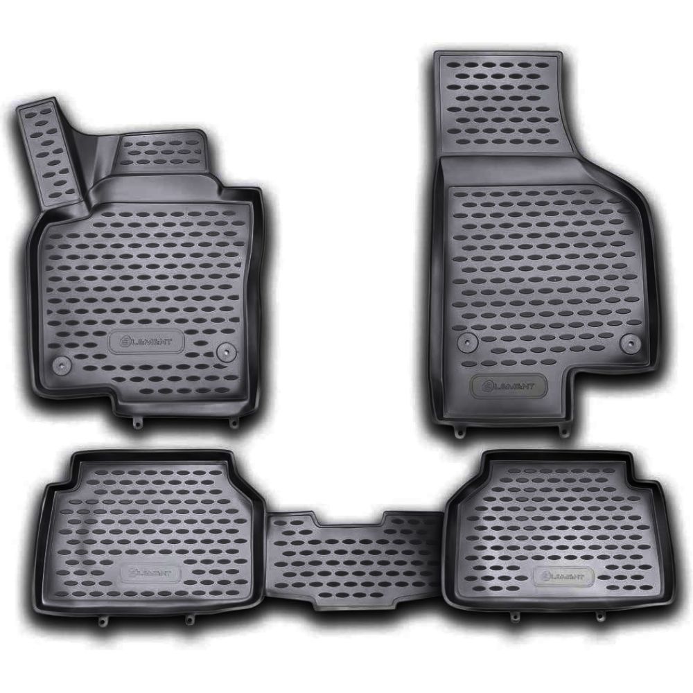 ΠΑΤΑΚΙΑ ΣΕ ΣΚΑΦΗ TPE ΛΑΣΤΙΧΟ ΓΙΑ VW TIGUAN 5D 10/2007-2016   ΣΕ ΜΑΥΡΟ ΧΡΩΜΑ NOVLINE - 4 ΤΕΜ.