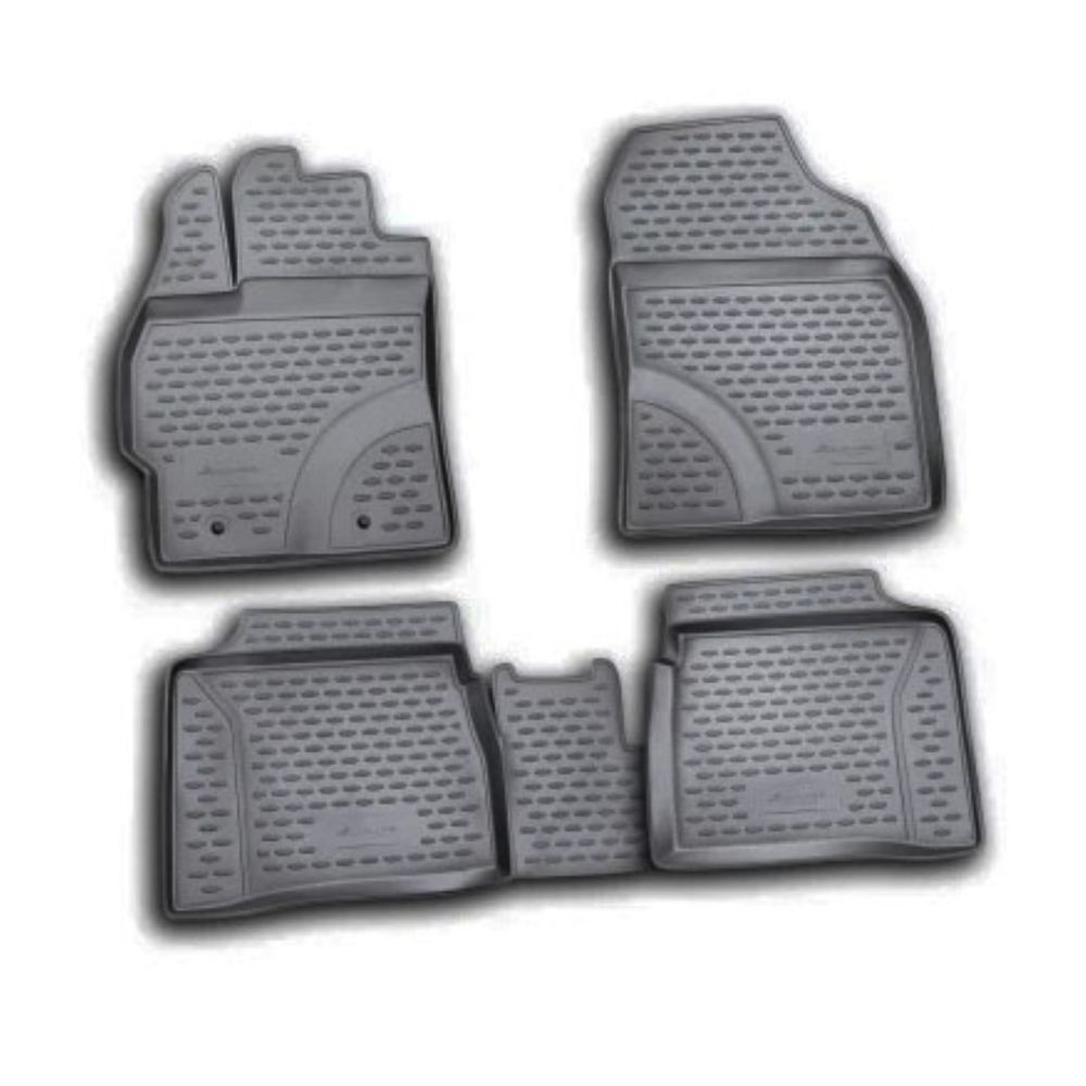 ΠΑΤΑΚΙΑ ΣΕ ΣΚΑΦΗ TPE ΛΑΣΤΙΧΟ ΓΙΑ TOYOTA PRIUS 10/2009-2016  ΣΕ ΜΑΥΡΟ ΧΡΩΜΑ NOVLINE - 4 ΤΕΜ.