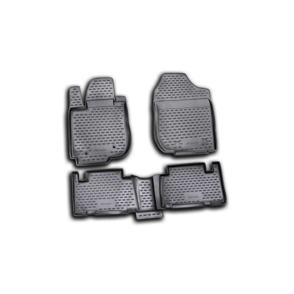 ΠΑΤΑΚΙΑ ΣΕ ΣΚΑΦΗ TPE ΛΑΣΤΙΧΟ ΓΙΑ TOYOTA RAV4 2013-2019  ΣΕ ΜΑΥΡΟ ΧΡΩΜΑ NOVLINE - 4 ΤΕΜ.