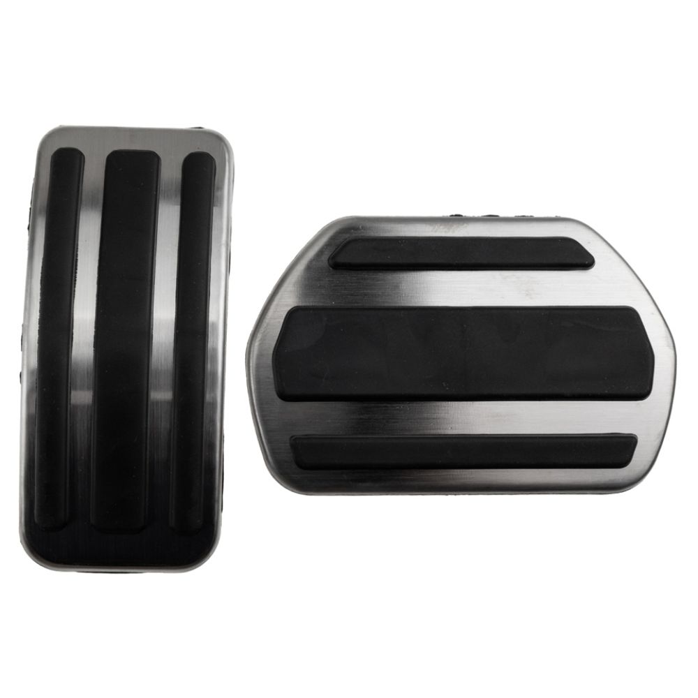 NTY - Σετ Πεντάλ για Αυτόματο Κιβώτιο για Citroen C3 / C4 / DS3 / DS4 και Peugeot 207 / 208 / 301 / 307 / 308 / 2008 με αντιολισθητική επιφάνεια για σταθερό πάτημα - 1 Σετ (EZC-PE-111)