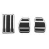 NTY - Σετ Πεντάλ για Χειροκίνητο Κιβώτιο για Citroen C5 / C6 / C8 / DS5 και Peugeot 508 / 3008 με αντιολισθητική επιφάνεια για σταθερό έλεγχο και ακριβή απόκριση - 1 Σετ (EZC-PE-116)