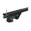 Menabo – Μπάρες Οροφής Αλουμινίου Fender 118 cm Σε Μαύρο Χρώμα Για BMW Serie 5 Touring (E61) 04/2004 > 05/2010 5πορτο / Station Wagon Με Raised Rails - 2 Τεμ. (14660/MB)