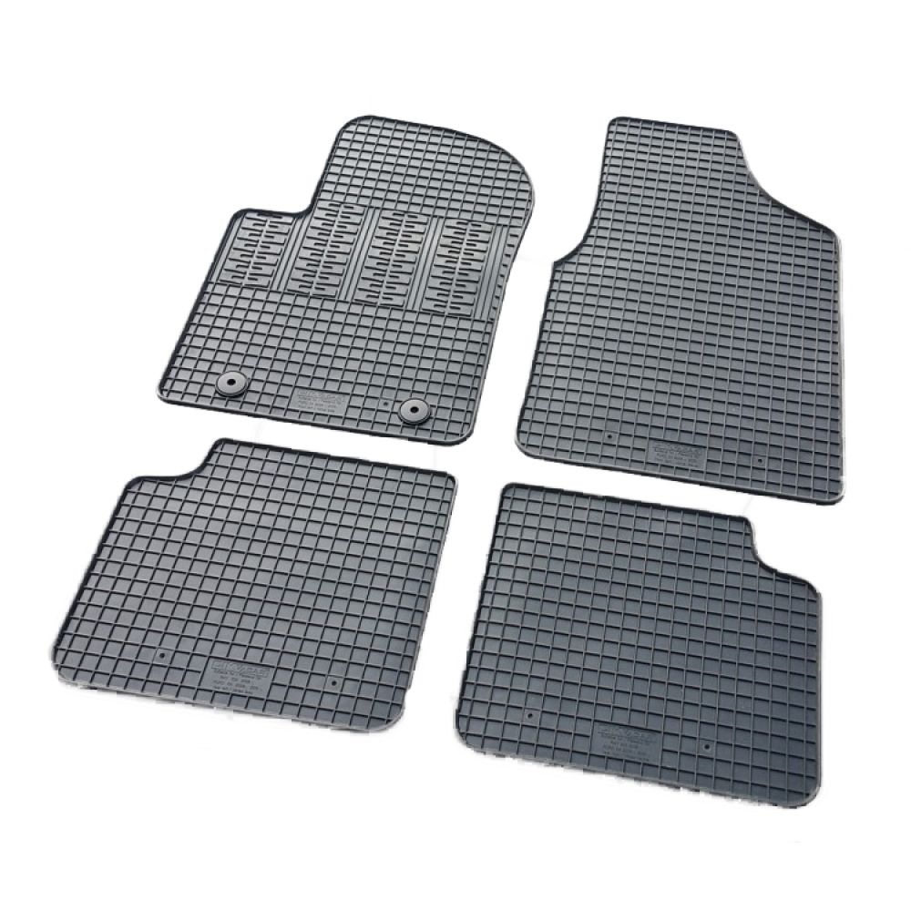 Cik - ΠΑΤΑΚΙΑ ΑΥΤΟΚΙΝΗΤΟΥ ΑΠΟ ΛΑΣΤΙΧΟ ΓΙΑ FORD KA 2008-2017 ΣΕ ΜΑΥΡΟ ΧΡΩΜΑ ΜΕ ΚΟΥΜΠΩΜΑΤΑ - 4 ΤΕΜ. (RM.FO.0023/CK)