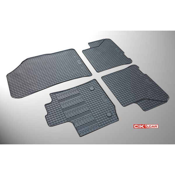 ΜΑΡΚΕ ΠΑΤΑΚΙΑ ΣΕ ΣΚΑΦΗ ΛΑΣΤΙΧΟ ΓΙΑ DACIA DOKKER 2012-2021 / DACIA LODGY 2012+ ΣΕ ΜΑΥΡΟ ΧΡΩΜΑ ΜΕ ΚΟΥΜΠΩΜΑΤΑ CIK - 4 ΤΕΜ.