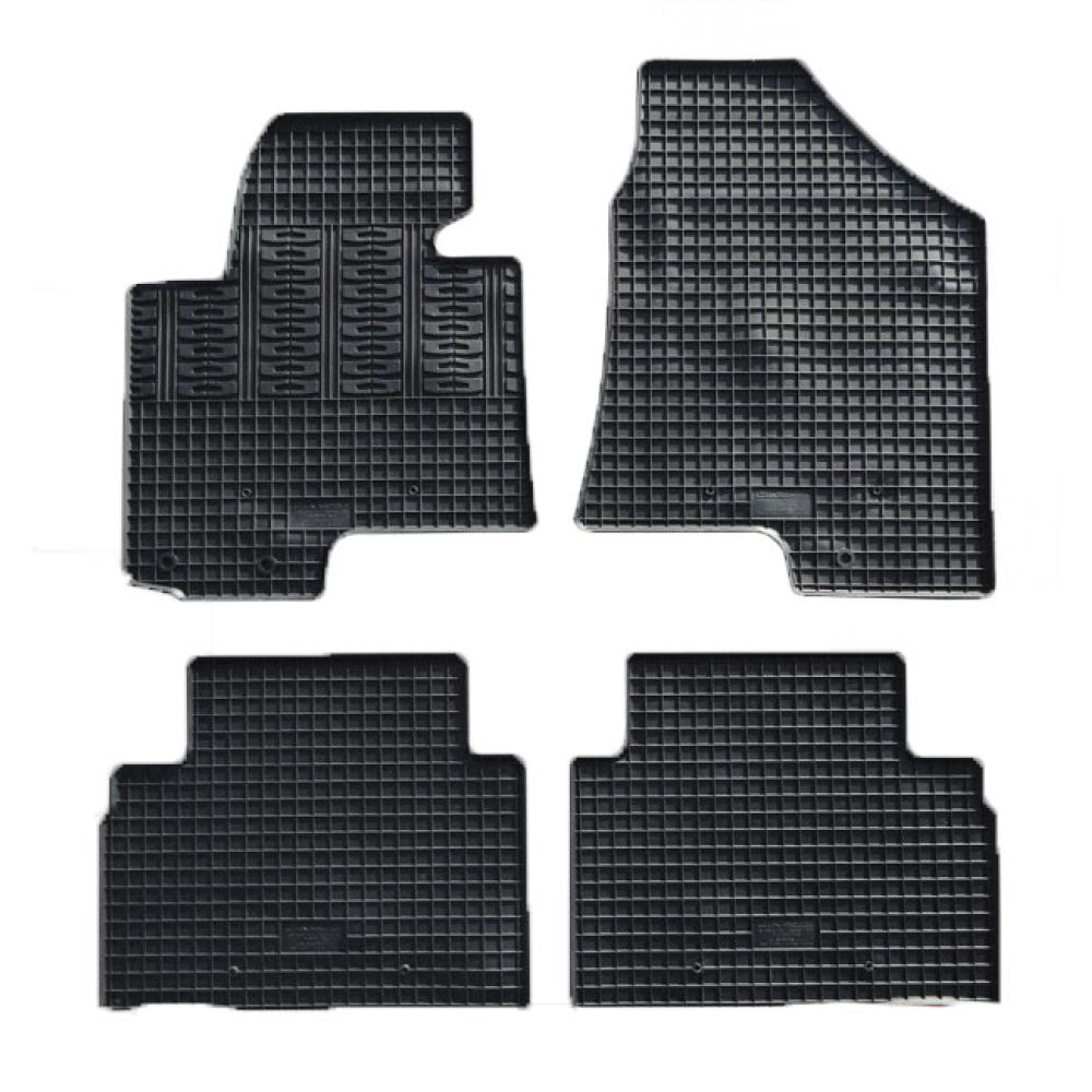 Cik - ΠΑΤΑΚΙΑ ΑΥΤΟΚΙΝΗΤΟΥ ΑΠΟ ΛΑΣΤΙΧΟ ΓΙΑ HYUNDAI IX 35 2009-2015 / KIA SPORTAGE 2010-2016 ΣΕ ΜΑΥΡΟ ΧΡΩΜΑ ΜΕ ΚΟΥΜΠΩΜΑΤΑ - 4 ΤΕΜ. (RM.HY.0004/CK)