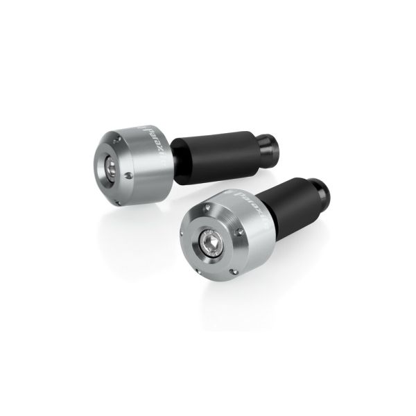 ΑΝΤΙΒΑΡΑ ΤΙΜΟΝΙΟΥ MOTO ΣΕ ΑΣΗΜΙ ΧΡΩΜΑ ΜΕ 3 ΑΝΤΑΠΤΟΡΕΣ ΔΙΑΜΕΤΡΟΥ 14>19,5mm PARAXITE - 2 ΤΕΜ.