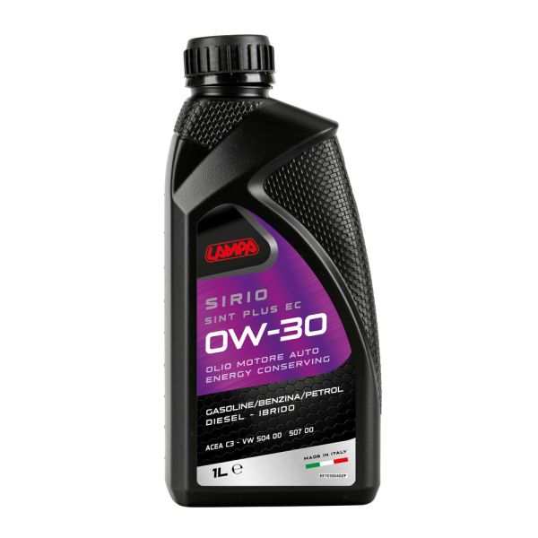 ΛΑΔΙ ΚΙΝΗΤΗΡΑ OW-30 SIRIO SINT PLUS EC ΣΥΝΘΕΤΙΚΟ ACEA C3 ENERGY CONSERVING 1L LAMPA - 1 ΤΕΜ. ΛΑΔΙ ΚΙΝΗΤΗΡΑ OW-30 SIRIO SINT PLUS EC ΣΥΝΘΕΤΙΚΟ ACEA C3 ENERGY CONSERVING 1L LAMPA - 1 ΤΕΜ.