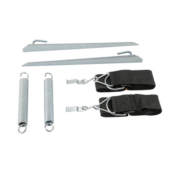 Lampa - Σετ Στήριξης / Πρόσδεσης Τέντας Anti-Storm με Πασσάλους, Ελατήρια και Ιμάντες, Συμβατό για Γάντζους S - 1 Σετ (L2017.3)