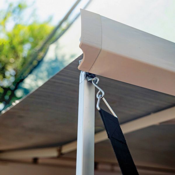 Lampa - Σετ Στήριξης / Πρόσδεσης Τέντας Anti-Storm με Πασσάλους, Ελατήρια και Ιμάντες, Συμβατό για Γάντζους S - 1 Σετ (L2017.3)