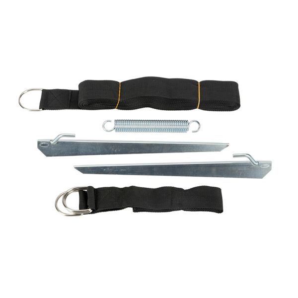 Lampa - Σετ Στήριξης / Πρόσδεσης Τέντας Universal με Πασσάλους, Ελατήριο και Ιμάντες για Τέντες και Βεράντες έως 7,5 m - 1 Σετ (L2017.4)