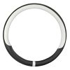 Lampa - Κάλυμμα Τιμονιού NOBLE (M) 37/39cm Μαύρο / Λευκό άοσμο διάτρητο αντιολισθητικό μαλακό ultra soft Skeentex - 1 τεμ. (L3290.0)